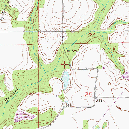 Topographic Map of Bobby Jones Lake Dam, AL