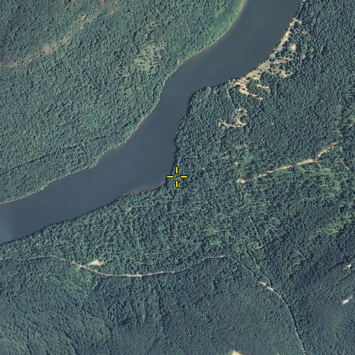 Aerial/Satellite Image of Pan Gap Branch, TN