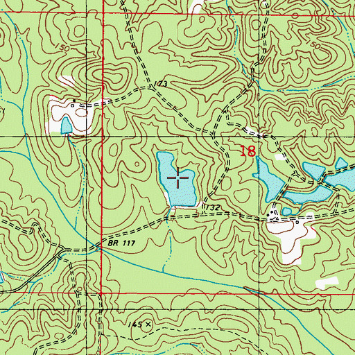 Topographic Map of Best Pond, AL