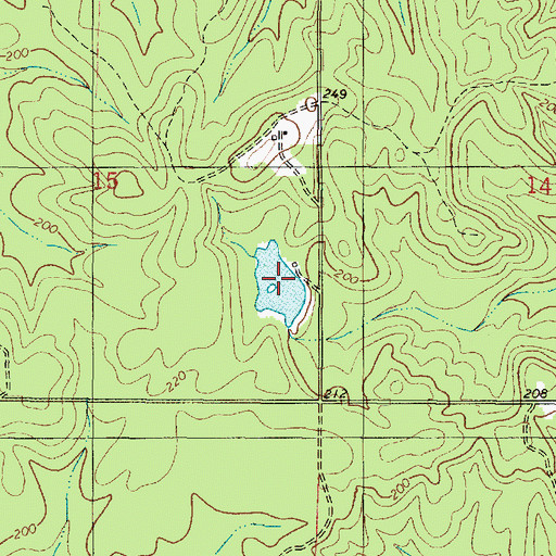 Topographic Map of Doctor Vincent Best Pond, AL