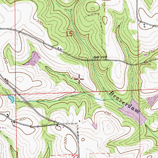 Topographic Map of James Wise Pond Dam Number 2, AL