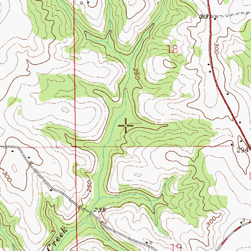 Topographic Map of Ed Averett Pond Number 2, AL