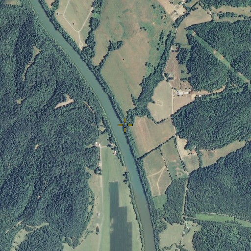 Aerial/Satellite Image of Pine Branch, TN