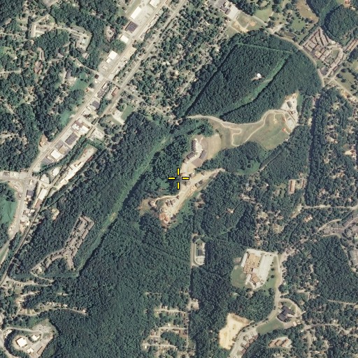 Aerial/Satellite Image of Pine Breeze School, TN