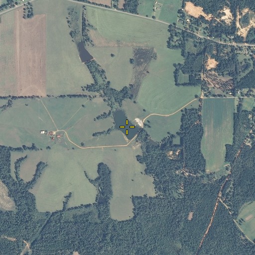 Aerial/Satellite Image of Carter Lake Dam, AL