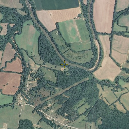 Aerial/Satellite Image of Pipkin Bluff, TN