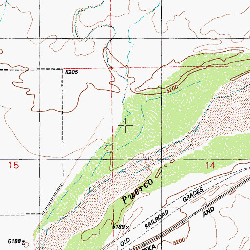 Topographic Map of Twin Wash, AZ