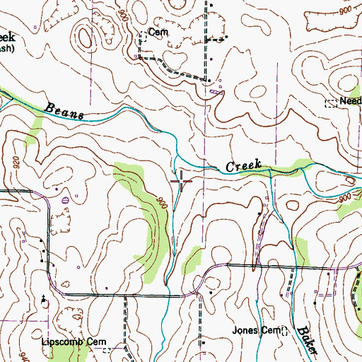 Topographic Map of Pogue Hollow, TN