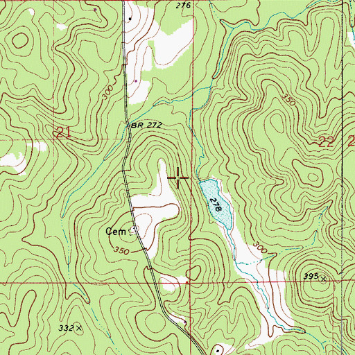 Topographic Map of Doctor Walter Nicholas Dam, AL