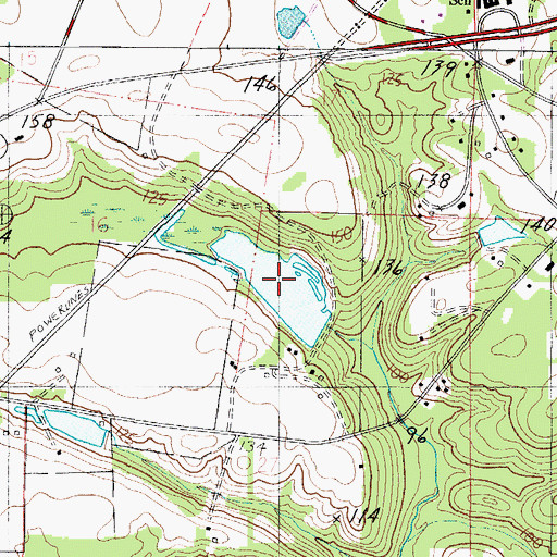 Topographic Map of Mckee Pond, AL