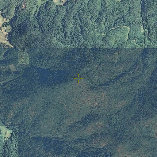 Aerial/Satellite Image of Rag Mountain, TN