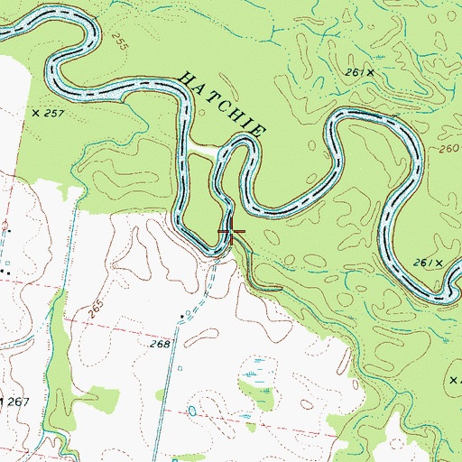 Topographic Map of Richland Creek, TN