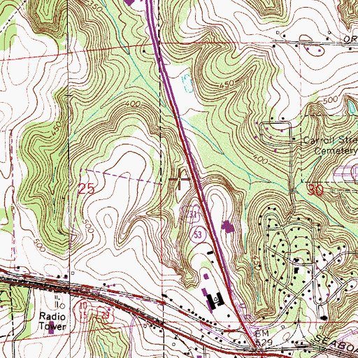 Topographic Map of W R Chapman Lake Number Two, AL