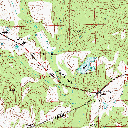 Topographic Map of Neal Lake, AL