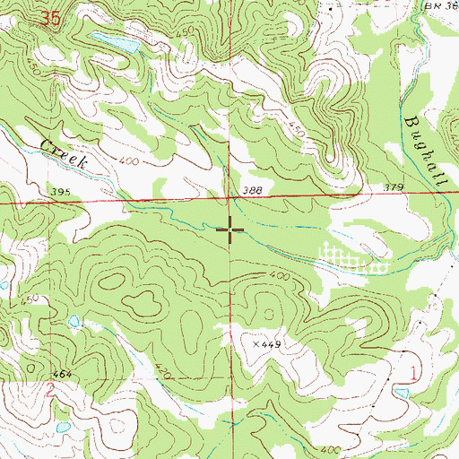 Topographic Map of Old Town Creek Watershed Dam Number 25, AL