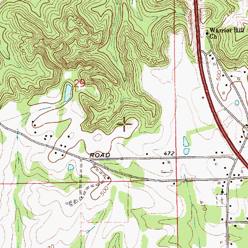 Topographic Map of I D McClurkin Number One Lake, AL