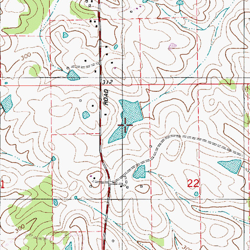 Topographic Map of Bedsole Dam, AL