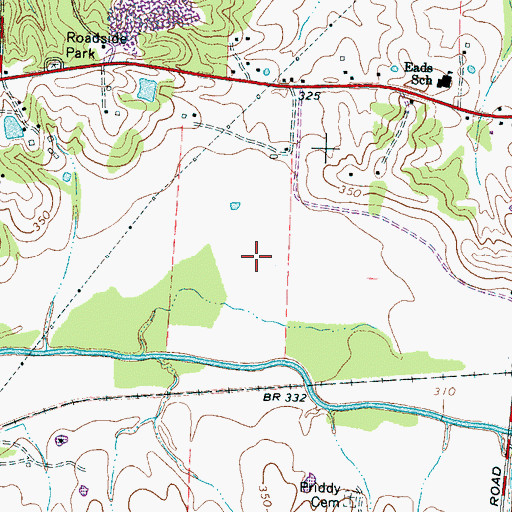 Topographic Map of Richardson Strip, TN