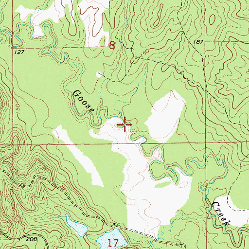 Topographic Map of Ratcliffe Lake, AL