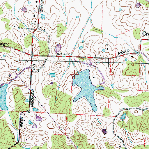 Topographic Map of Marys Creek Dam Number Eleven, TN