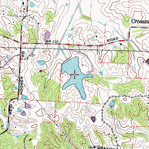 Topographic Map of Lake Site Number Eleven, TN