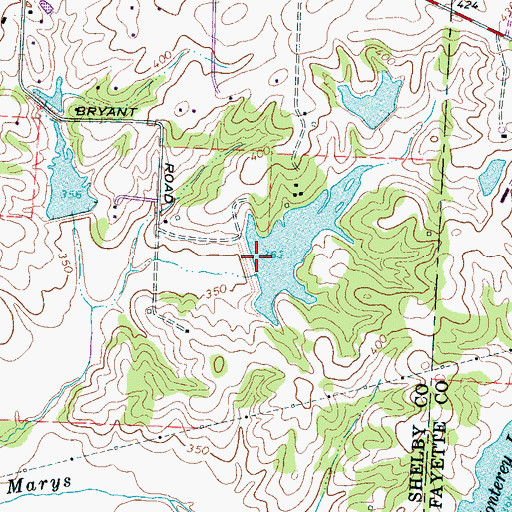 Topographic Map of Marys Creek Dam Number Eight, TN