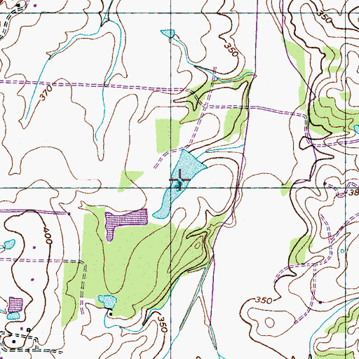 Topographic Map of Wells Land Company Lake, TN