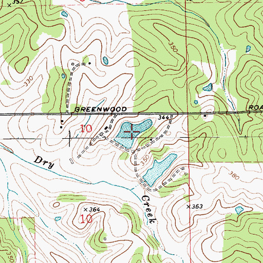 Topographic Map of Lake Pugh, AL