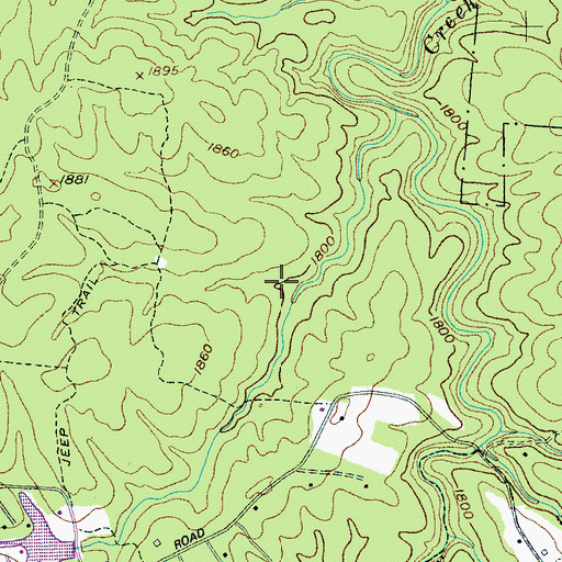 Topographic Map of Carol Dam, TN