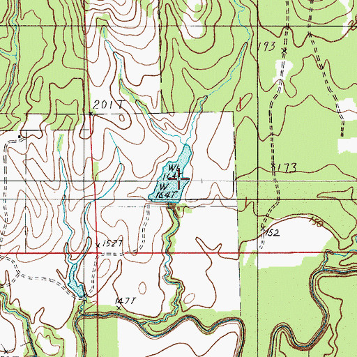 Topographic Map of R Cullpepper Dam, AL