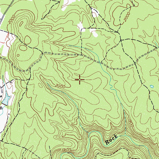 Topographic Map of Vannoort Lake, TN