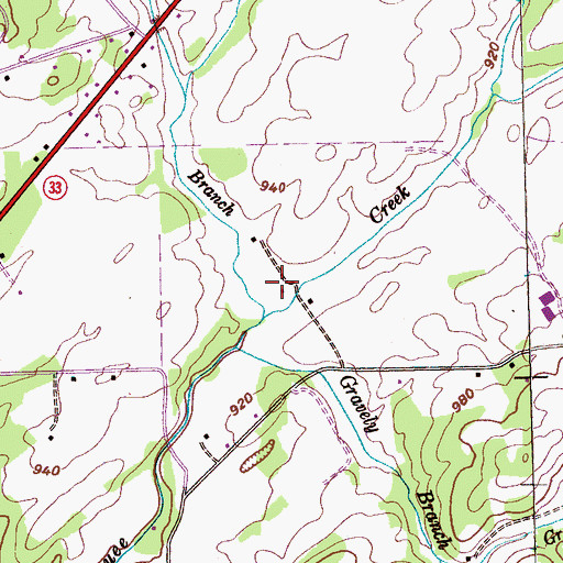 Topographic Map of City of Madisonville Dam, TN