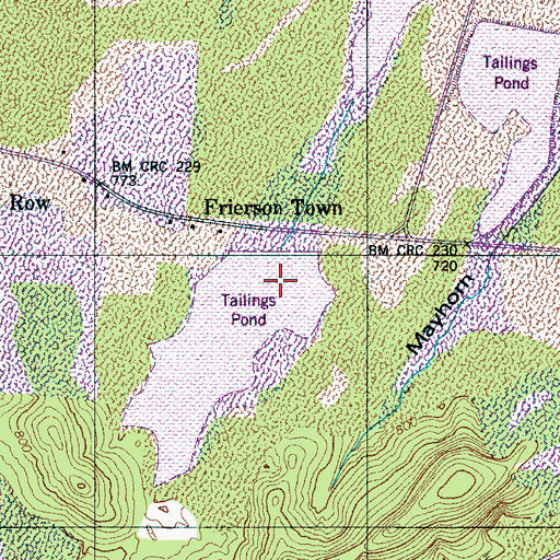 Topographic Map of Stauffer Chemical Dike Number Nineteen, TN