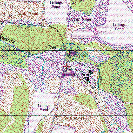 Topographic Map of Stauffer Chemical Dike Number Seventeen, TN