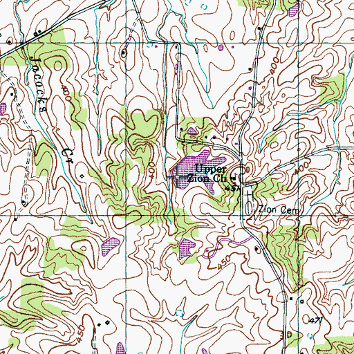 Topographic Map of Holt Dam, TN