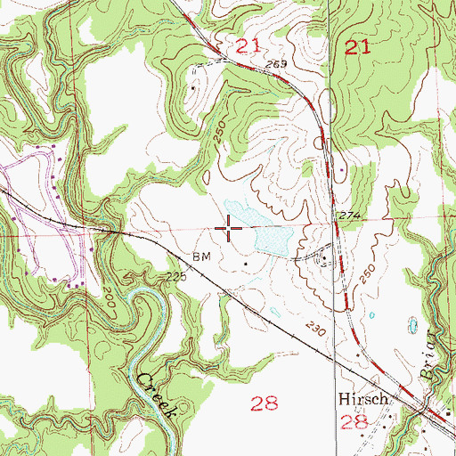 Topographic Map of Balfore Lake Dam, AL