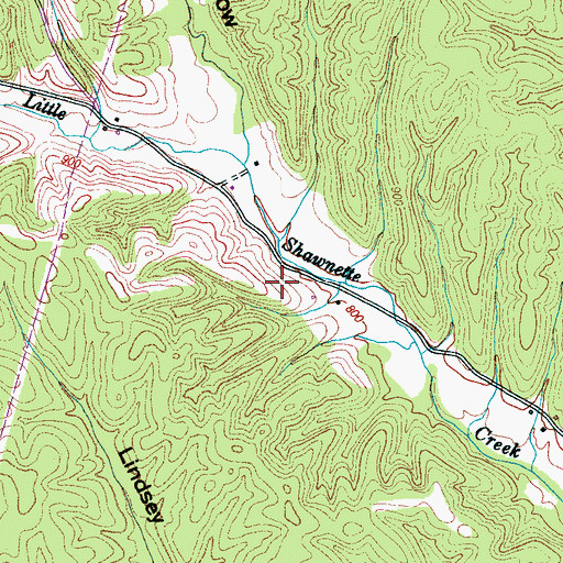 Topographic Map of Cyclone (historical), TN