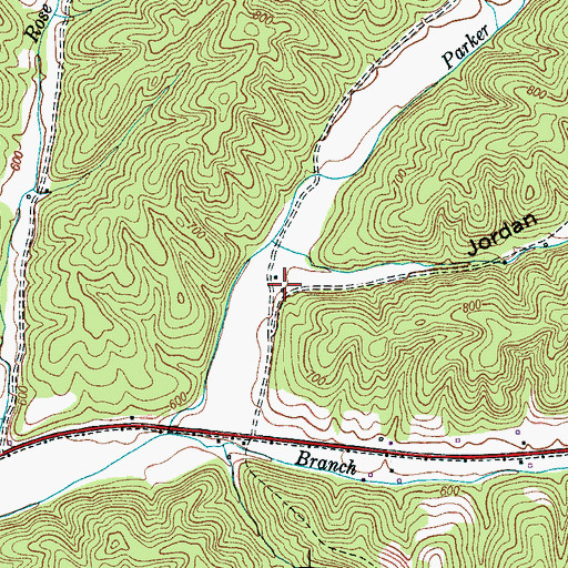 Topographic Map of Wayne County Farm (historical), TN
