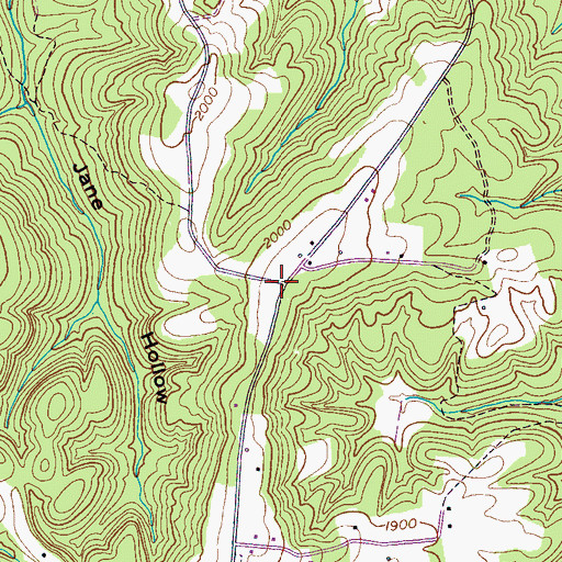 Topographic Map of Mount Gilead (historical), TN