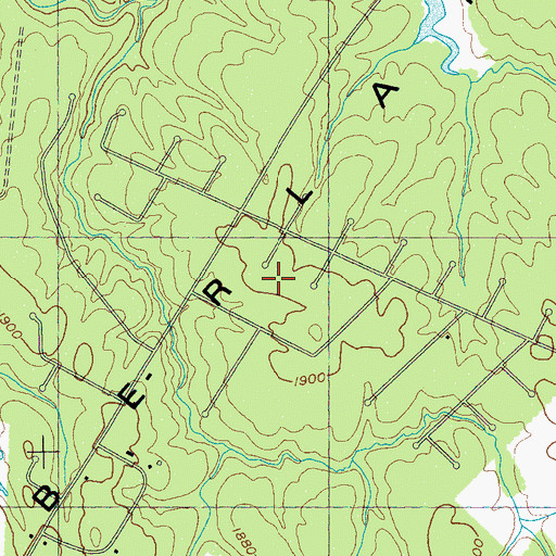 Topographic Map of Sherwood Farm, TN