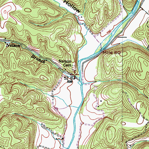 Topographic Map of Eagle School (historical), TN