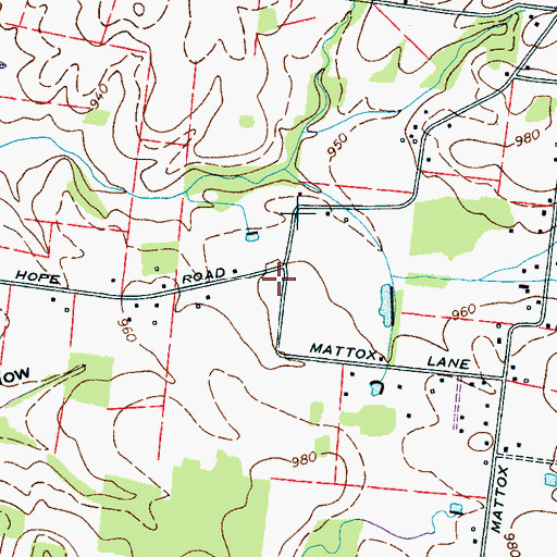 Topographic Map of Good Hope School (historical), TN