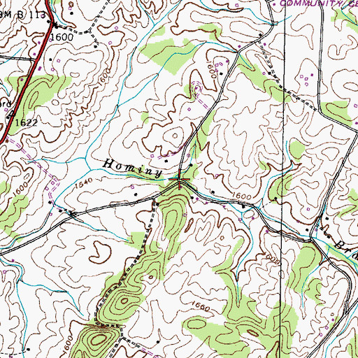 Topographic Map of Hacker (historical), TN