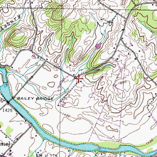 Topographic Map of Nolichucky (historical), TN