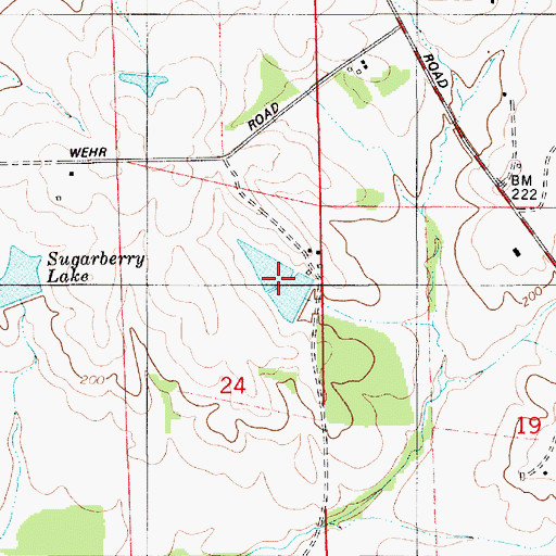 Topographic Map of Lake Bowling, AL