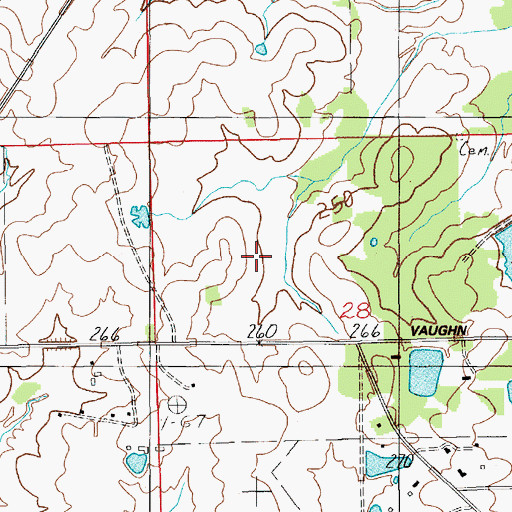 Topographic Map of Scott Dam, AL