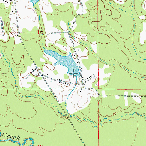 Topographic Map of American Can Company Dam, AL