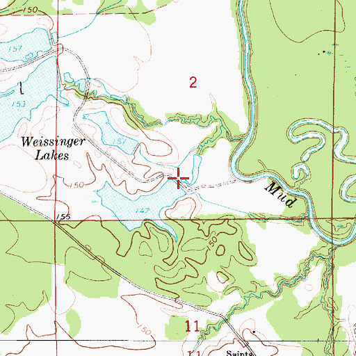 Topographic Map of W W Wesssinger Number 1 Dam, AL