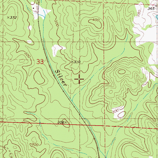 Topographic Map of Grant Lake, AL