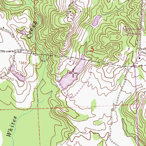 Topographic Map of Heath Lake, AL